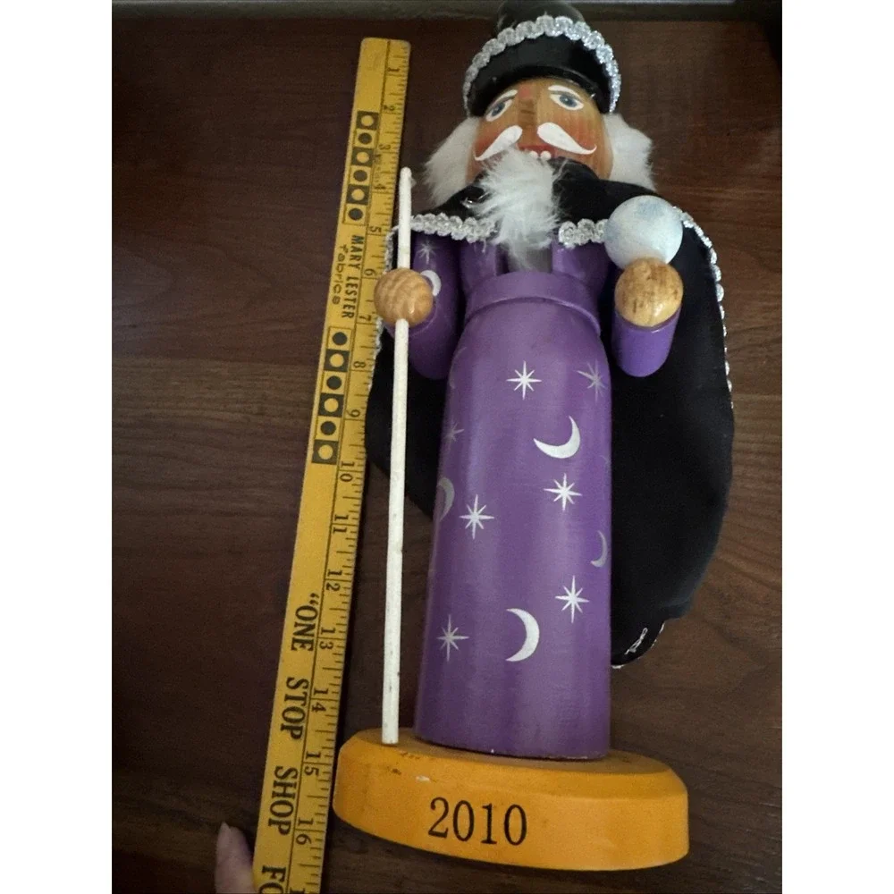 Nutcracker‎ Wizard 14.5 Inches Limited Edition  2010 With Crystal Ball